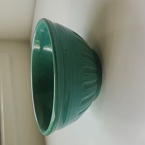 Vintage Bauer Stoneware bowl, cracked